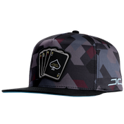 POKER CAMO BLUE/RED