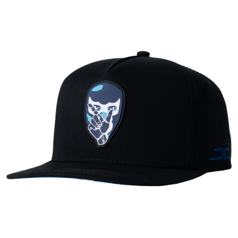 BLUE JC HATS MASK BLACK