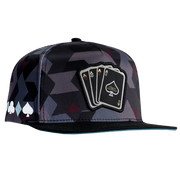 POKER CAMO BLUE/RED