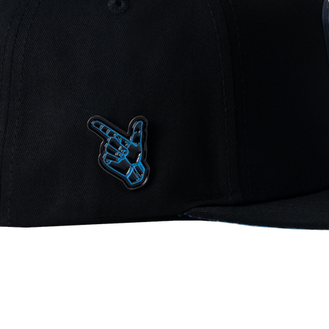 BLUE JC HATS MASK BLACK