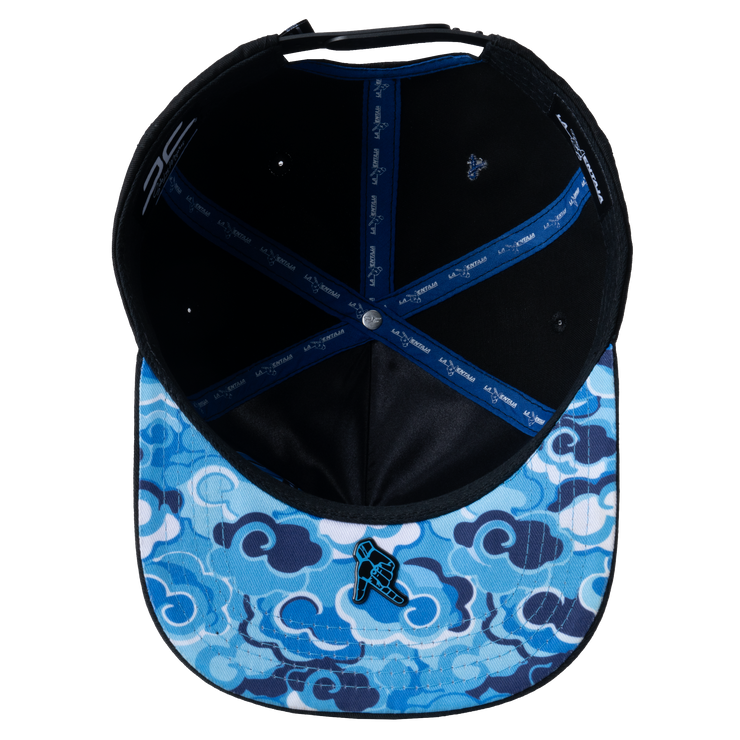 BLUE JC HATS MASK BLACK