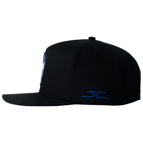 BLUE JC HATS MASK BLACK