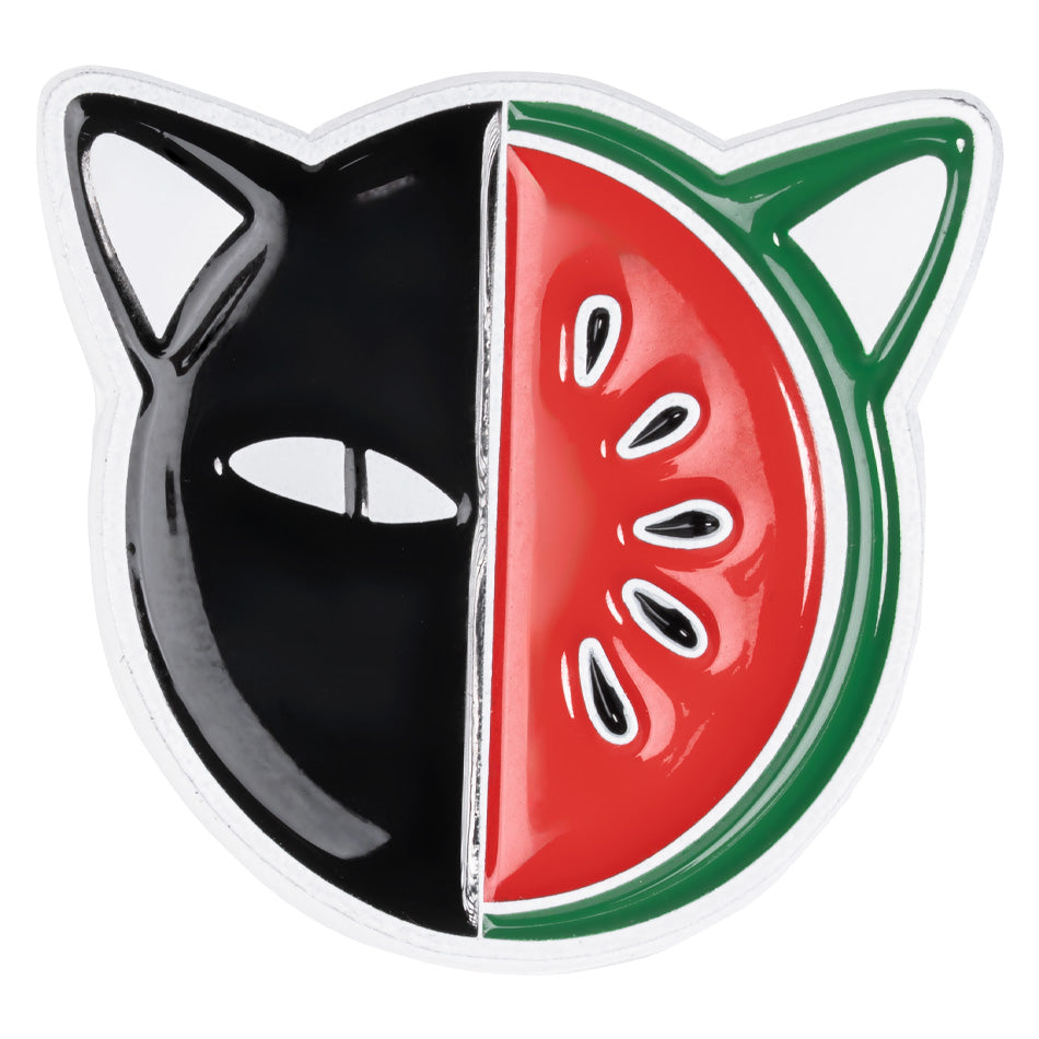 PIN WATERMELON CAT