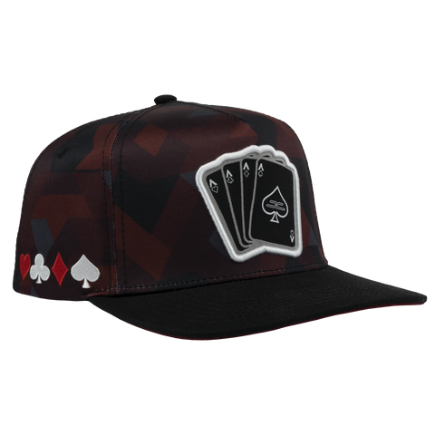 POKER CAMO BURGUNDY