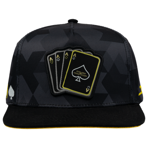 POKER CAMO BLACK YELLOW