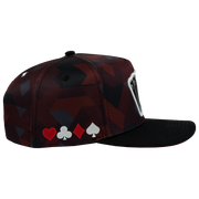 POKER CAMO BURGUNDY