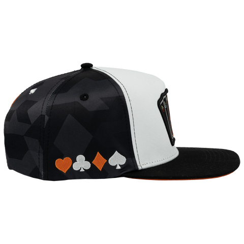 POKER CAMO WHITE BLACK