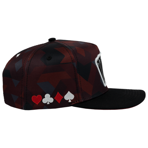 POKER CAMO BURGUNDY