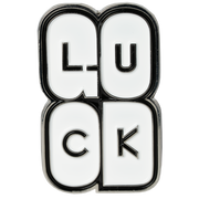 PIN GOOD LUCK WHITE