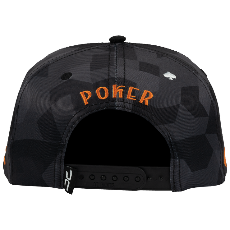 POKER CAMO WHITE BLACK